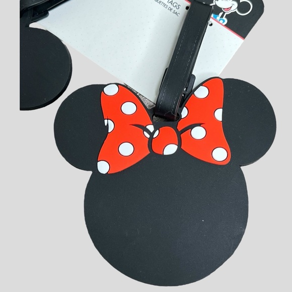 Disney Mickey & Minnie Mouse Luggage Tags Set of 2 - Picture 5 of 13